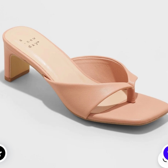 A New Day Annette Heeled Sandals in Taupe Size 6.5 - Picture 2 of 7